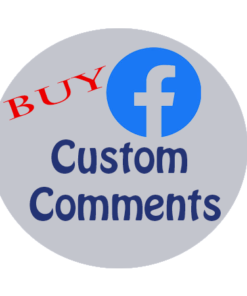 Buy Real Facebook Custom Comments